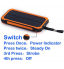 Solar Power Bank Portable 20000mAh