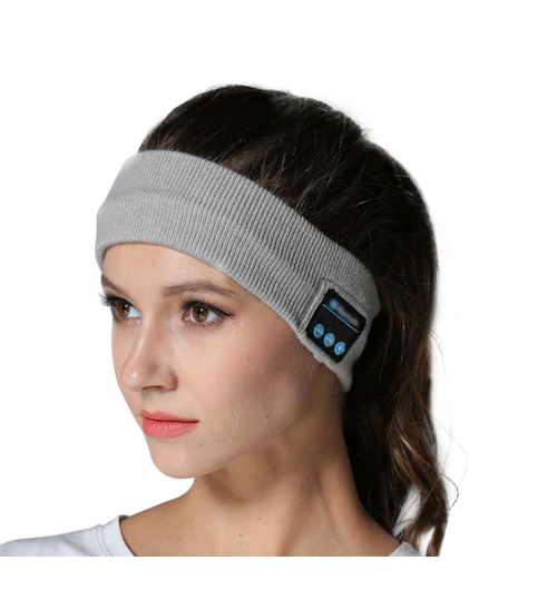 Bluetooth Headband Earphone -Grey