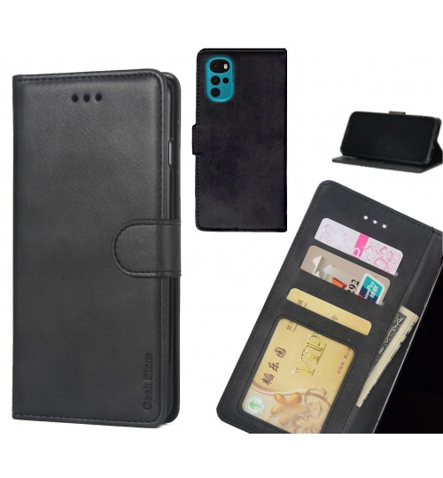 MOTO G22 case executive leather wallet case