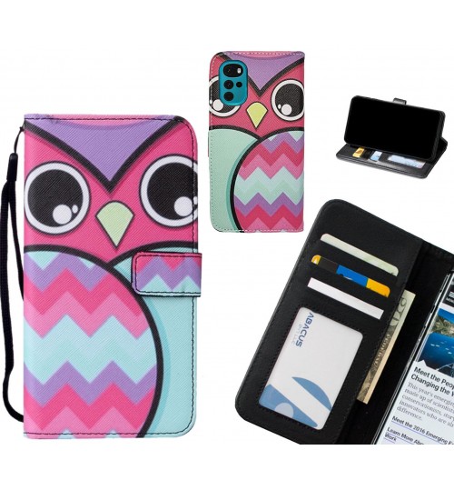 MOTO G22 case leather wallet case printed ID