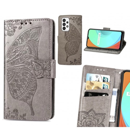 Samsung Galaxy A73 5G case Embossed Butterfly Wallet Leather Case