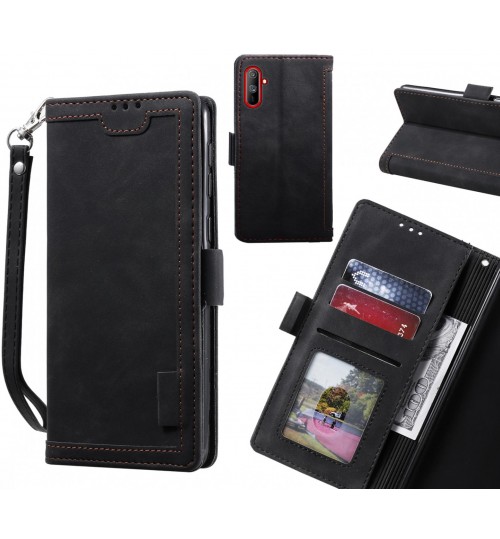 Realme C3 Case Wallet Denim Leather Case Cover