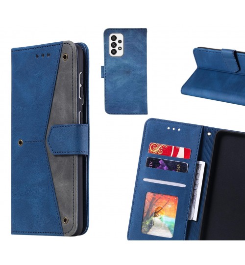 Samsung Galaxy A73 5G Case Wallet Denim Leather Case Cover