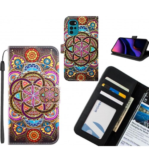 MOTO G22 case leather wallet case printed ID