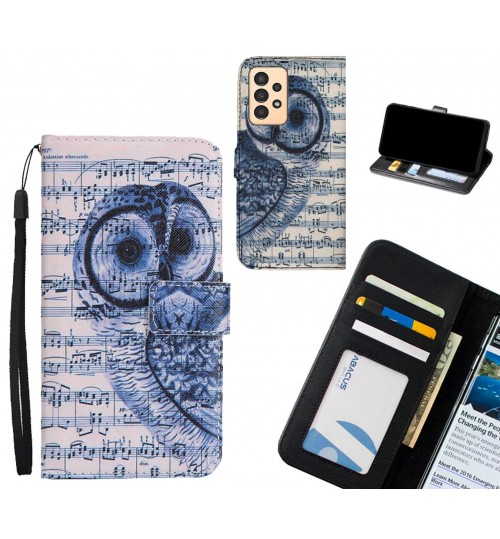 Samsung Galaxy A13 case 3 card leather wallet case printed ID