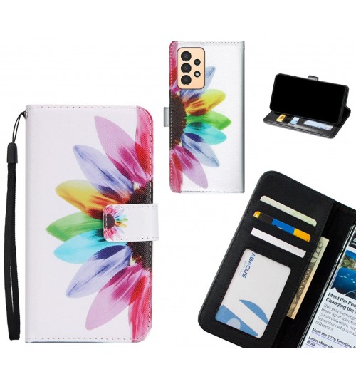 Samsung Galaxy A13 case 3 card leather wallet case printed ID