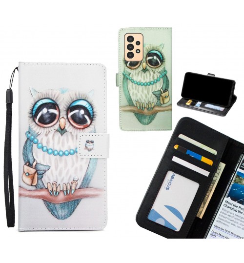 Samsung Galaxy A13 case 3 card leather wallet case printed ID