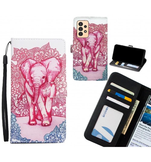 Samsung Galaxy A13 case 3 card leather wallet case printed ID