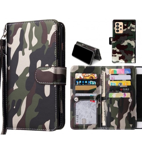 Samsung Galaxy A13 Case Camouflage Wallet Leather Case