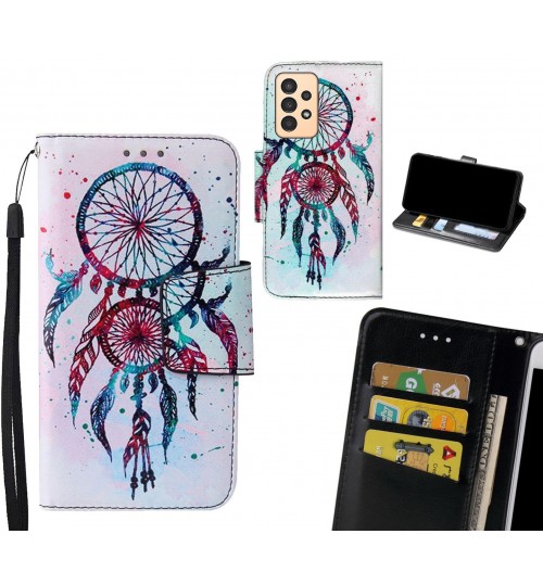 Samsung Galaxy A13 Case wallet fine leather case printed
