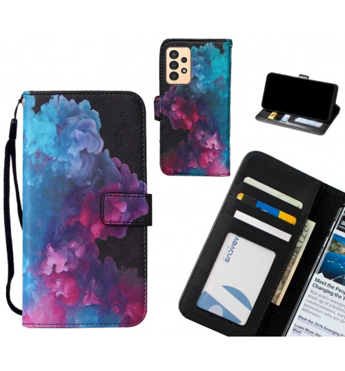 Samsung Galaxy A13 case leather wallet case printed ID