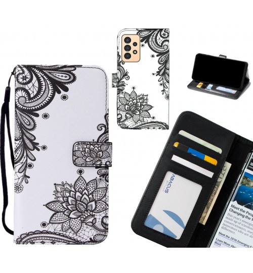 Samsung Galaxy A13 case leather wallet case printed ID