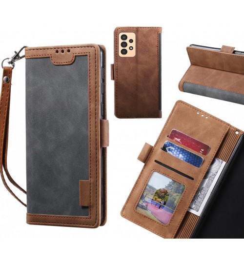 Samsung Galaxy A13 Case Wallet Denim Leather Case Cover