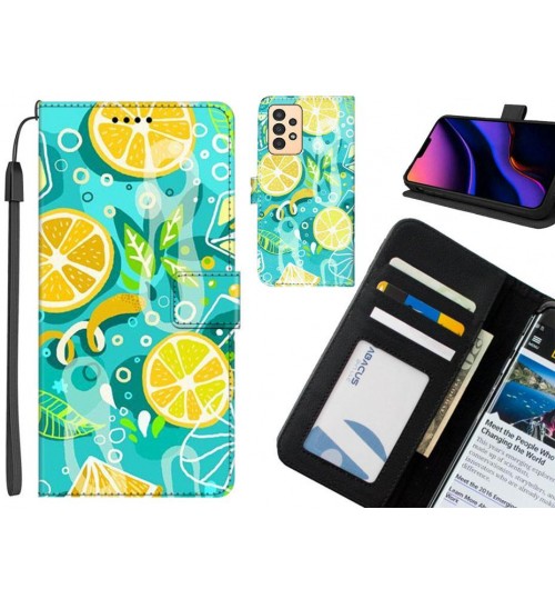 Samsung Galaxy A13 case leather wallet case printed ID