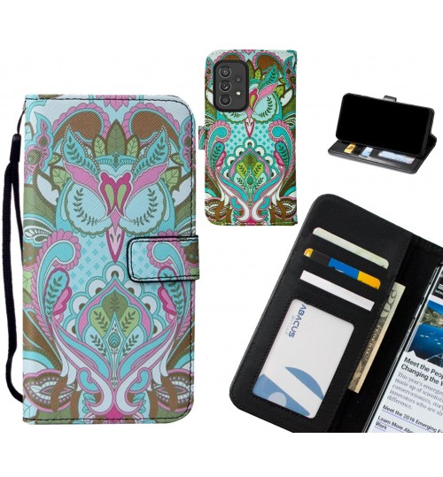 Samsung Galaxy A33 5G case leather wallet case printed ID