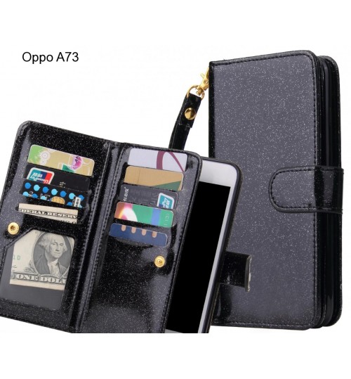 Oppo A73 Case Glaring Multifunction Wallet Leather Case