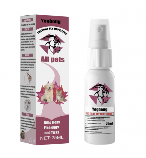 Pet anti-flea spray insect repellent