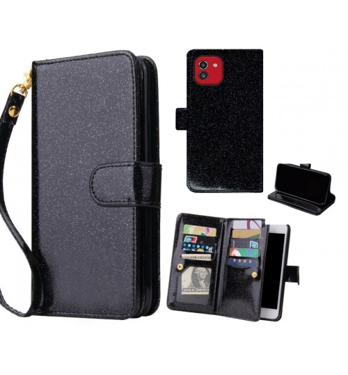 Samsung Galaxy A03 Case Glaring Multifunction Wallet Leather Case