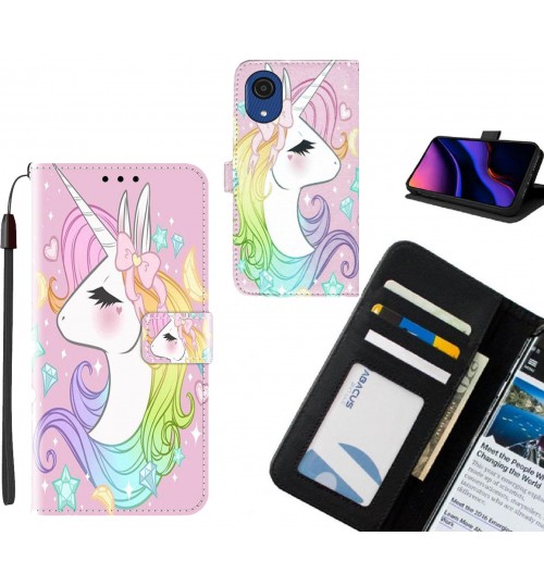 Samsung Galaxy A03 Core case leather wallet case printed ID