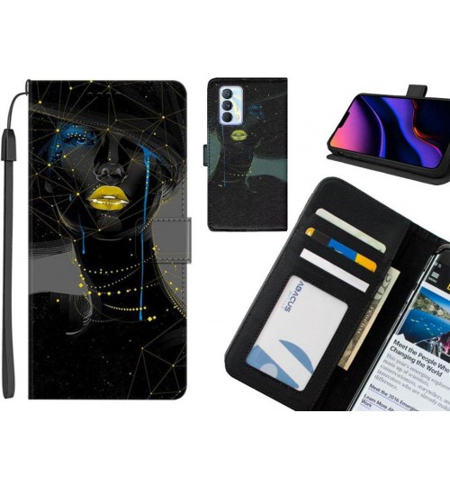 Realme GT Master 5G case leather wallet case printed ID