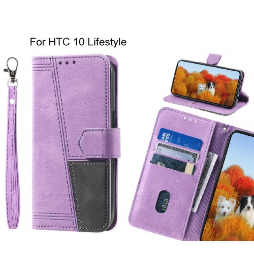 HTC 10 Lifestyle Case Wallet Premium Denim Leather Cover