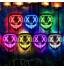 Glow LED Party Costume Mask Halloween Masks -Pink