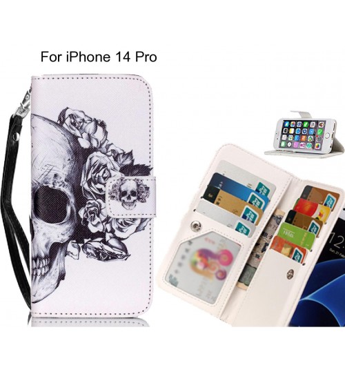 iPhone 14 Pro case Multifunction wallet leather case
