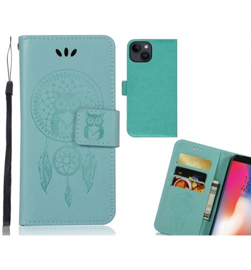 iPhone 14 Case Embossed wallet case owl