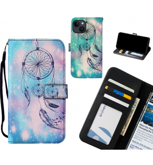 iPhone 14 case leather wallet case printed ID