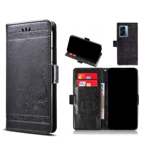 Oppo A77 2022 Case retro leather wallet case