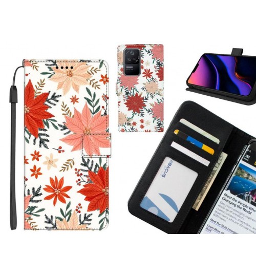 Xiaomi Poco F4 case leather wallet case printed ID