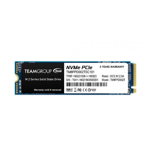TEAMGROUP MP33 PRO 1TB TLC NVMe PCIe Gen3x4 M.2 2280 SSD R/W 2400/2100 MB/s
