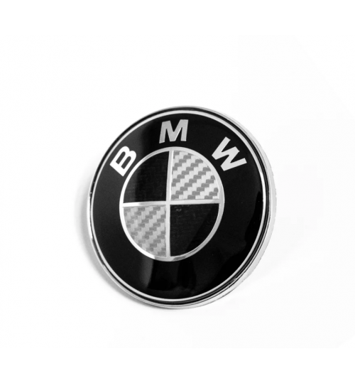 74 mm BMW Carbon Fiber Badge