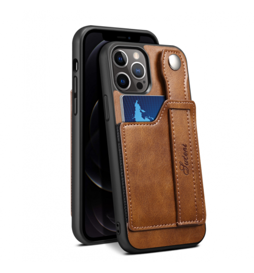 iPhone 14 Pro Max Case Leather Case Card Holder