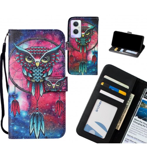 Oppo A96 case leather wallet case printed ID