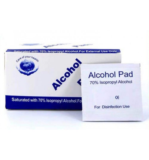 Alcohol Pad 100PCS Skin Swabs Wipes Alcohol Pad