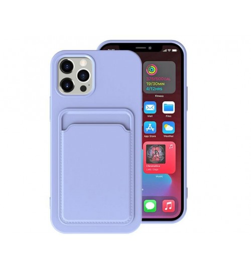 iPhone 14 Pro Max Card Holder TPU Back Phone Cover