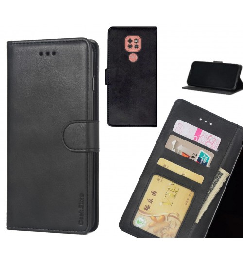 Moto G9 Play case executive leather wallet case