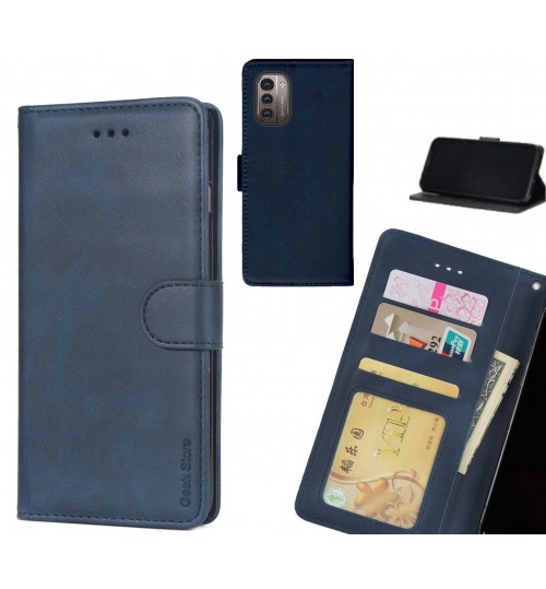 Nokia G21 Case Executive Leather Wallet Case - Blue