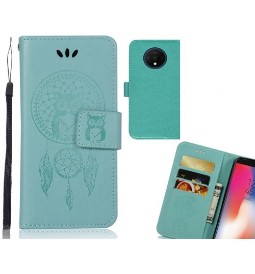 OnePlus 7T Case Embossed wallet case owl