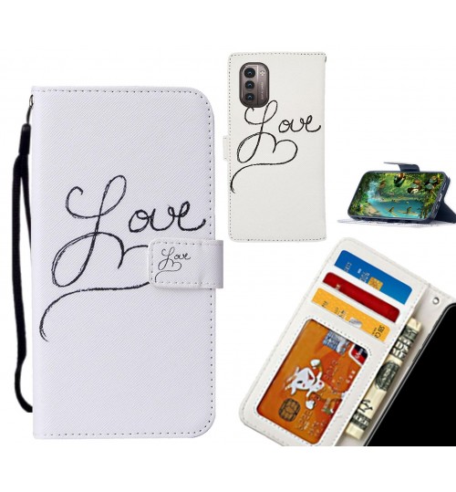 Nokia G21 case leather wallet case printed ID