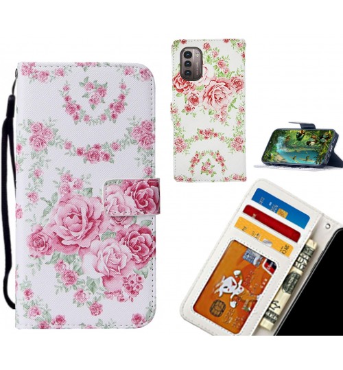 Nokia G21 case leather wallet case printed ID