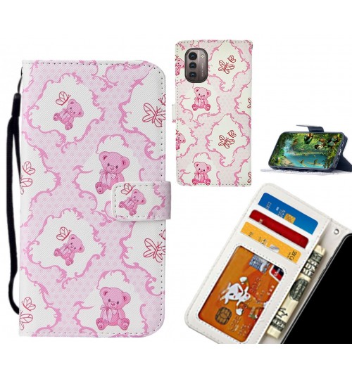 Nokia G21 case leather wallet case printed ID
