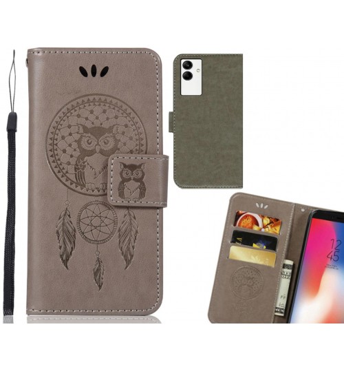 Samsung Galaxy A04 Case Embossed wallet case owl