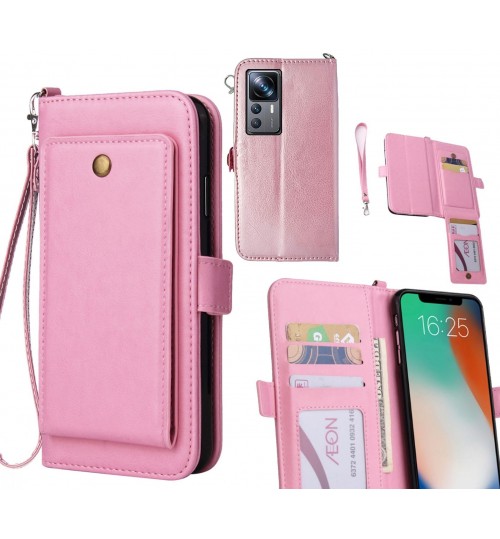 Xiaomi 12T Case Retro Leather Wallet Case