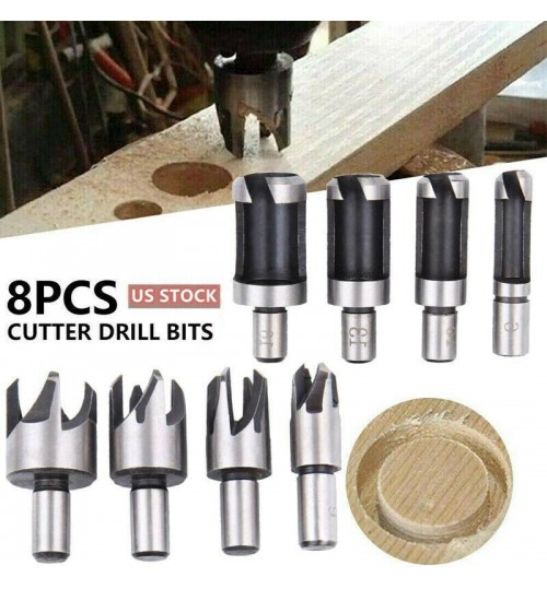 Wood Plug Cutters Drill Bit Set
