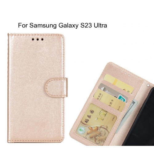 Samsung Galaxy S23 Ultra  case magnetic flip leather wallet case