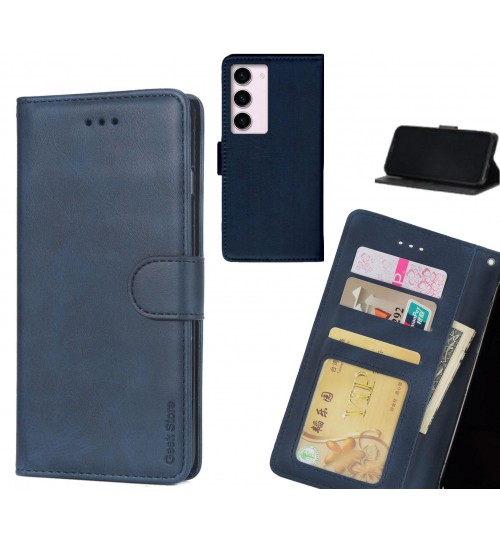 Samsung Galaxy S23 Case Executive Leather Wallet Case - Blue
