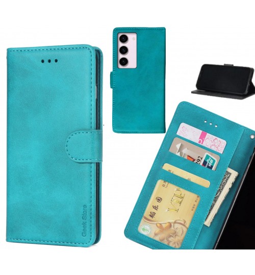 Samsung Galaxy S23 Case Executive Leather Wallet Case - Green