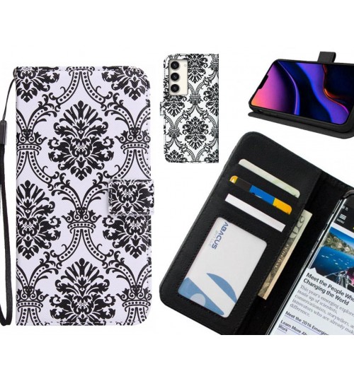 Samsung Galaxy S23 Plus case 3 card leather wallet case printed ID